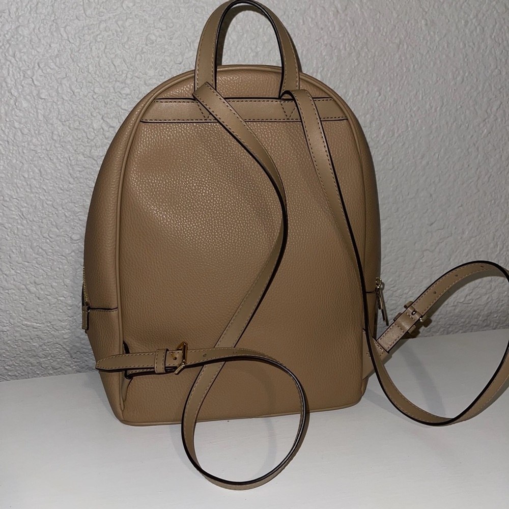 Michael Kors Jet Set Vegan Pebbled Leather Chain Backpack - Picture 2 of 7